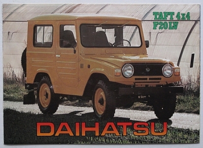 Daihatsu Taft 4x4  F20LV  Brochure  6 Sides 1974   dai-op74D