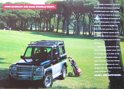 Daihatsu Rocky Brochure 18 Pages 1.1988 dai-r-op88