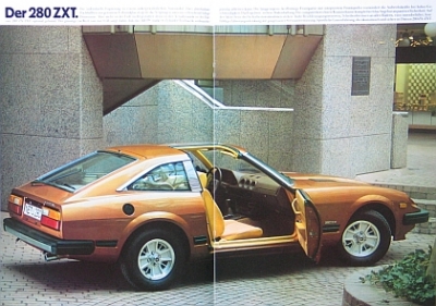 Preview: Datsun/Nissan Automobil Brochure Typ 280 ZX/ZXT 3.1981  dat-op811 Preview: Datsun/Nissan Automobil Brochure Typ 280 ZX/ZXT 3.1981  dat-op811