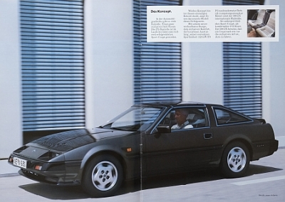 Nissan Automobil Prospekt Typ 300 ZX 8.1985  dat-op851