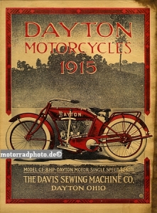 Dayton Motorrad Plakat  1915   day-po01