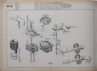 Preview: Deutz Motor Ersatzteilliste Typ F2L 310 2.1964 deu-etl64