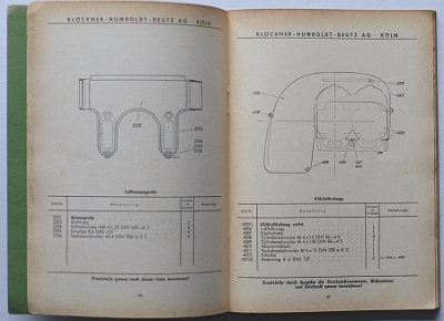 Preview: Deutz Schlepper Ersatzteilliste Type D60 05 2.1961 deu-etl61