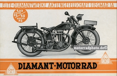 Diamant Motorrad Plakat Typ 350 ohv 1929  dia-po01