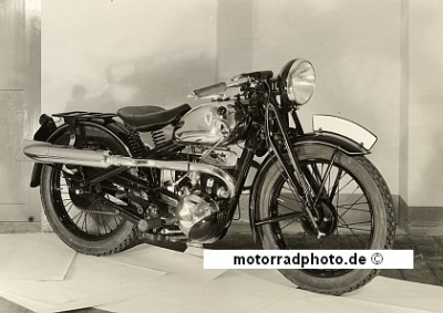 DKW Motorrad Foto  Typ  SB 350 GS 1935  dkw-mf82