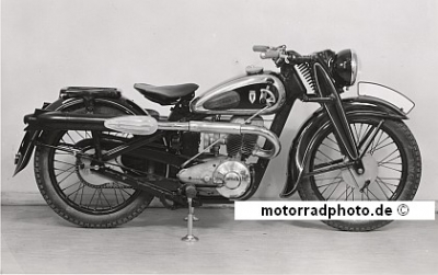 DKW Motorrad Foto Typ NZ 350 Sport Werksfoto um 1939 dkw-f084