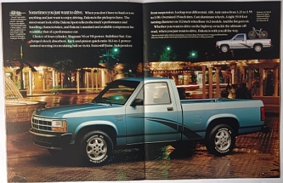 Preview: Dodge Dakota Pickup 4x4 V8 Magnum Prospekt  1995  dod-op95 Preview: Dodge Dakota Pickup 4x4 V8 Magnum Prospekt  1995  dod-op95