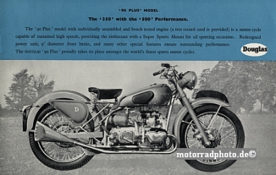 Douglas Motorcycle Brochure 12 Pages 1949 dou-p49