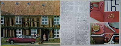 Preview: Citroen Automobil Prospekt TYP DS 19 / 21 1966  cit-op66