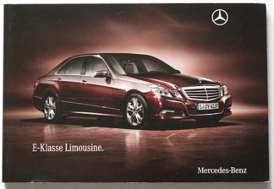 Mercedes-Benz  E-Klasse Brochure Book  01.2009     mb-s09