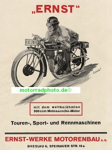 Ernst-MAG Motorcycle Poster Motiv 1925  em-po01