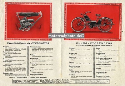 Preview: Evans Cyclomotor Leichtmotorrad Prospektblatt 6 Seiten 1921 ev-p21 Preview: Evans Cyclomotor Leichtmotorrad Prospektblatt 6 Seiten 1921 ev-p21