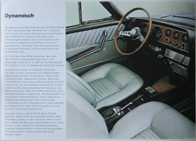 Preview: Fiat Automobil Brochure Typ 124 Sport Coupe 7.1968  Fiat-aop681 Preview: Fiat Automobil Brochure Typ 124 Sport Coupe 7.1968  Fiat-aop681