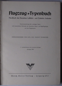 Preview: Flugzeug Typenbuch Deutsches Reich 1944   flutyp-44