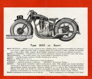 Preview: FN Motorrad Prospekt 8 Seiten 1931 fn-p31-3