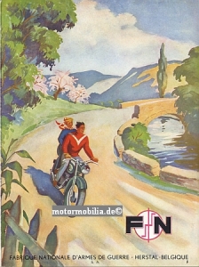 FN Motorcycle Brochure 12 Sides Models 1954     fn-p54-2