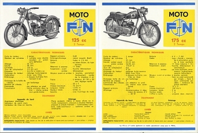 FN Motorcycle Brochure 1954