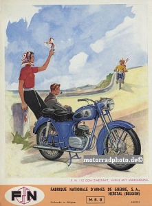 Preview: FN Motorcycle Brochure 8  Pages 1958 fn-p58