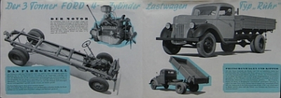 Preview: Ford Automobil Brochure Typ Ruhr 3 T 1951 for-op51-1 Preview: Ford Automobil Brochure Typ Ruhr 3 T 1951 for-op51-1