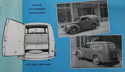 Preview: Ford Automobil Brochure Typ Taunus 1950 for-op50-1 Preview: Ford Automobil Brochure Typ Taunus 1950 for-op50-1