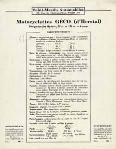 Preview: Geco Herstal Motorcycle Brochure 2 sides 1928 gec-p28 Preview: Geco Herstal Motorcycle Brochure 2 sides 1928 gec-p28