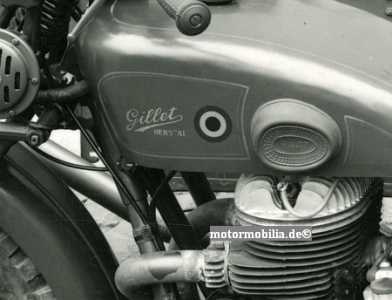 Preview: Gillet Herstal Motorrad Foto Type 720 AB ca. 1937 Preview: Gillet Herstal Motorrad Foto Type 720 AB ca. 1937