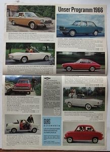 Preview: Glas Automobil Prospekt 4 Seiten 1965   glas-op66 Preview: Glas Automobil Prospekt 4 Seiten 1965   glas-op66