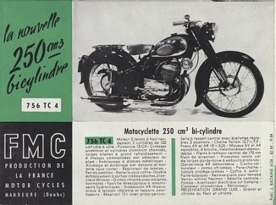 Preview: Griffon Motorrad Prospekt  8 Seiten  1958 gri-p58