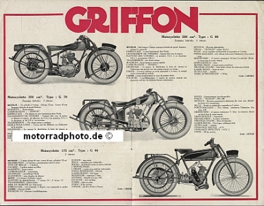 Preview: Griffon Motorrad Prospekt 6 Seiten 1929   gri-p29