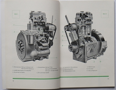 Preview: Güldner Schlepper Bedienungsanleitung Type A2B 7.1959 güld-bal59