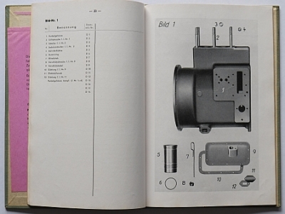 Preview: Gueldner Schlepper Motor Bedienungsanleitung/Ersatzteilliste Type D 215 1953 güld-bal53