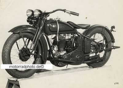 Harley Davidson Motorcycle Photo Typ 30 C Single Zyl. 493ccm sv um 1930 hd-f035