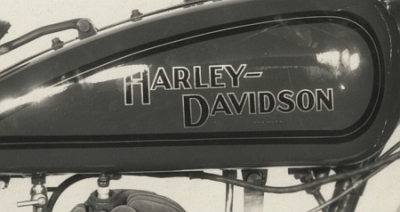 Preview: Harley Davidson Motorrad Foto Typ 30 C Single Zyl. 493ccm sv um 1930 hd-f036