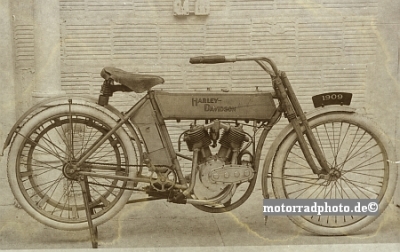 Harley Davidson Motorcycle Photo Typ 5 D 1909  hd-f037