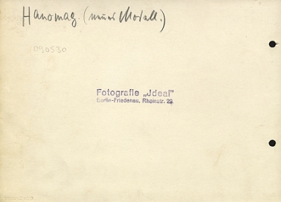 Preview: Hanomag Automobil Foto  IAA Berlin 1928    hano-fiaa28