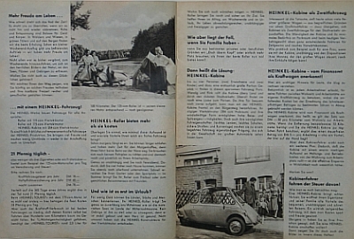 Preview: Heinkel Roller Prospekt  12 Seiten 1953  hein-op53