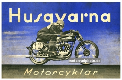 Husqvarna Motorcycle Poster  1934   hus-po01