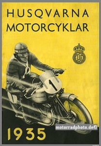 Husqvarna Motorcycle Poster  1935   hus-po02