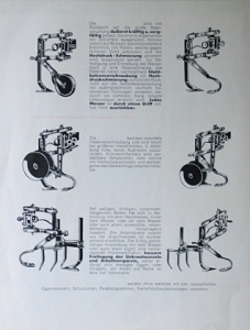 Preview: Rustica Agrartechnik Prospekt 4 Seiten ca. 1930  rust-T-op30