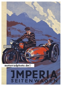 Imperia Motorcycle Poster appx. 1931  imp-po05