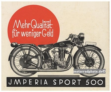 Imperia Motorrad Plakat   Entwurf 1929   imp-po03