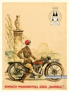 Imperia Motorcycle Poster Layout 1928  imp-po10