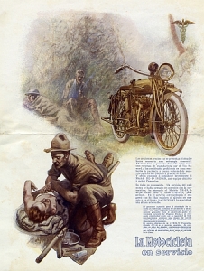 Preview: Indian Motorrad Prospekt Typ Militär Military 8 Seiten  1919 in-p19