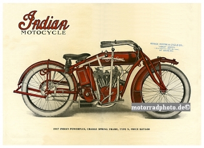 Indian Motorcycle Poster  Powerplus N 1917    ind-po01