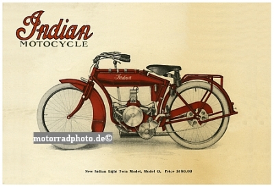 Indian Motorrad Plakat  Lightweight 1917    ind-po02