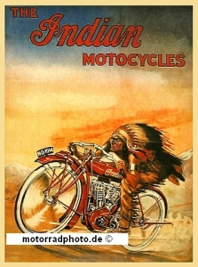 Indian Motorcycle Poster Motiv 1916   ind-po04