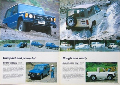 Preview: Izuzu Trooper Brochure Typ UBS13 18 Pages 1982 izu-t-op82