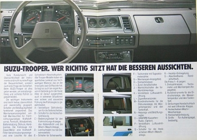 Preview: Izuzu Trooper  Brochure 12 Pages 1984 izu-t-op842