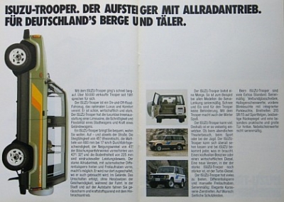 Preview: Izuzu Trooper  Brochure 12 Pages 1984 izu-t-op842