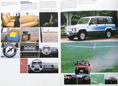 Izuzu Trooper Brochure 8 Pages 1985 izu-t-op85